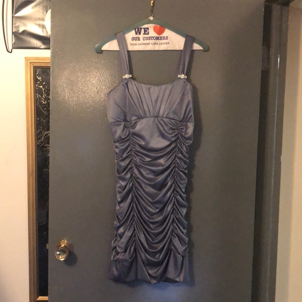 Grey cocktail dress